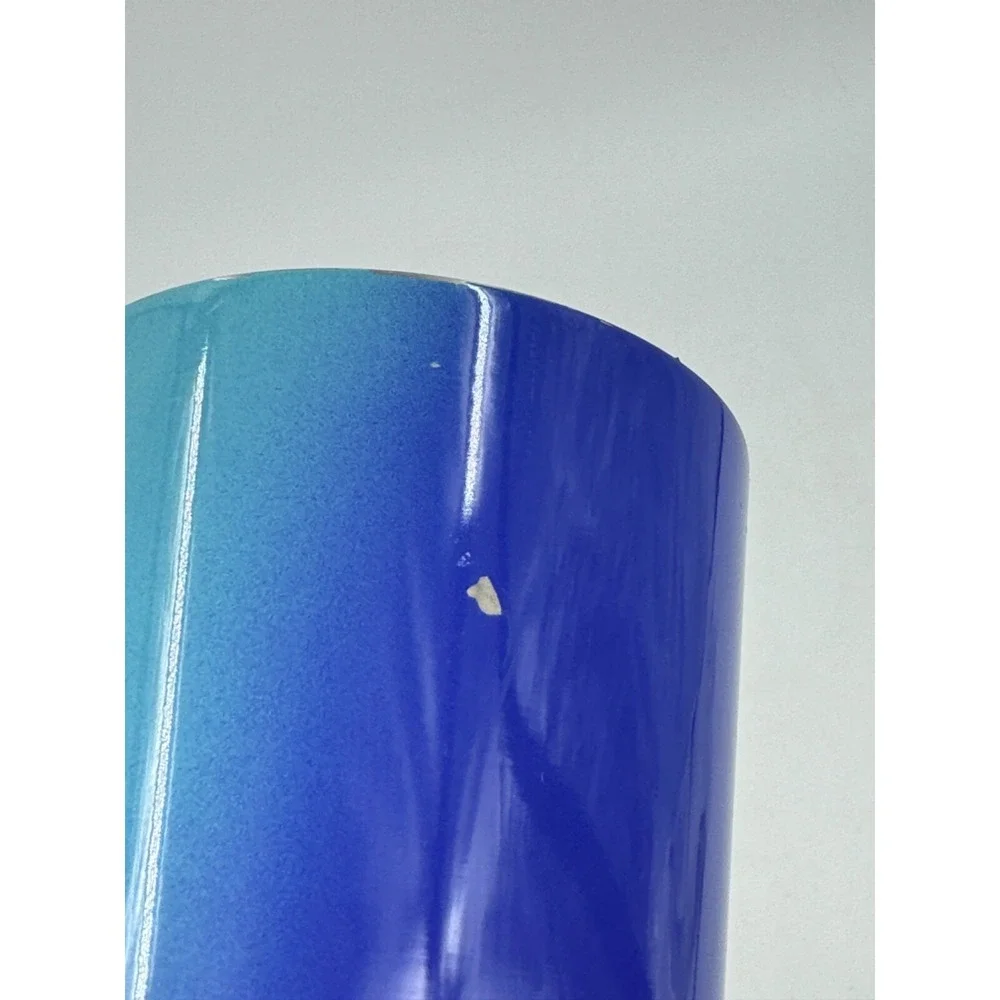 Starbucks 2021 Teal Blue Purple‎ Ombre 24 Oz Stainless Steel Cold Cup Tumbler!!!